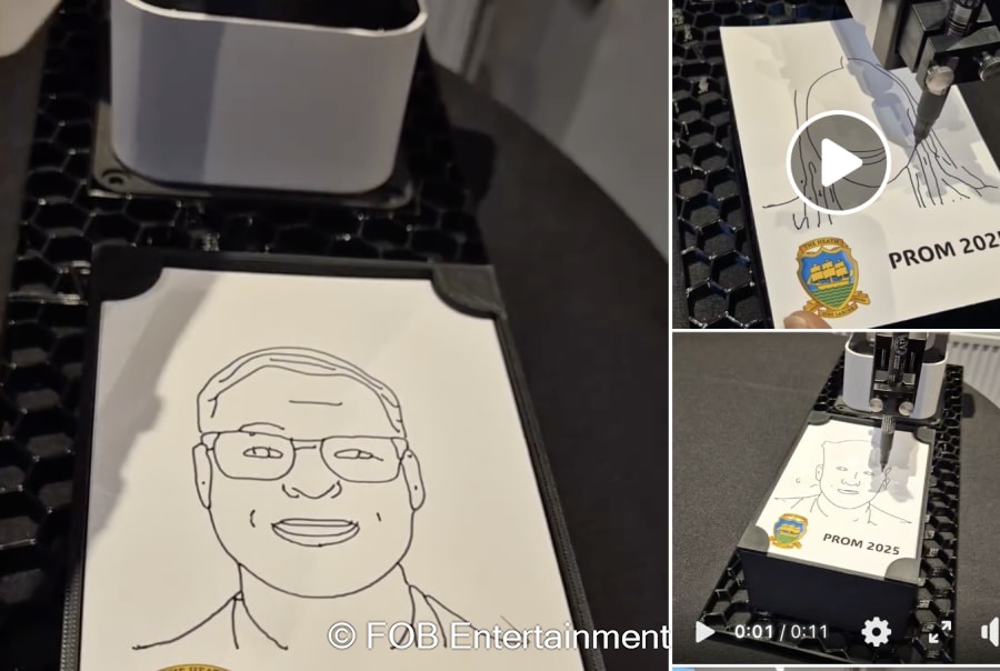 Sketch Robot AI Services - Available Nationwide for Events