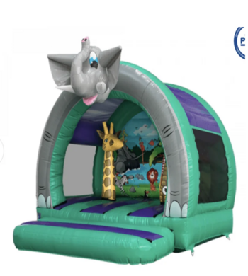 Jungle Bouncy Castle Slide – Cardiff Hire